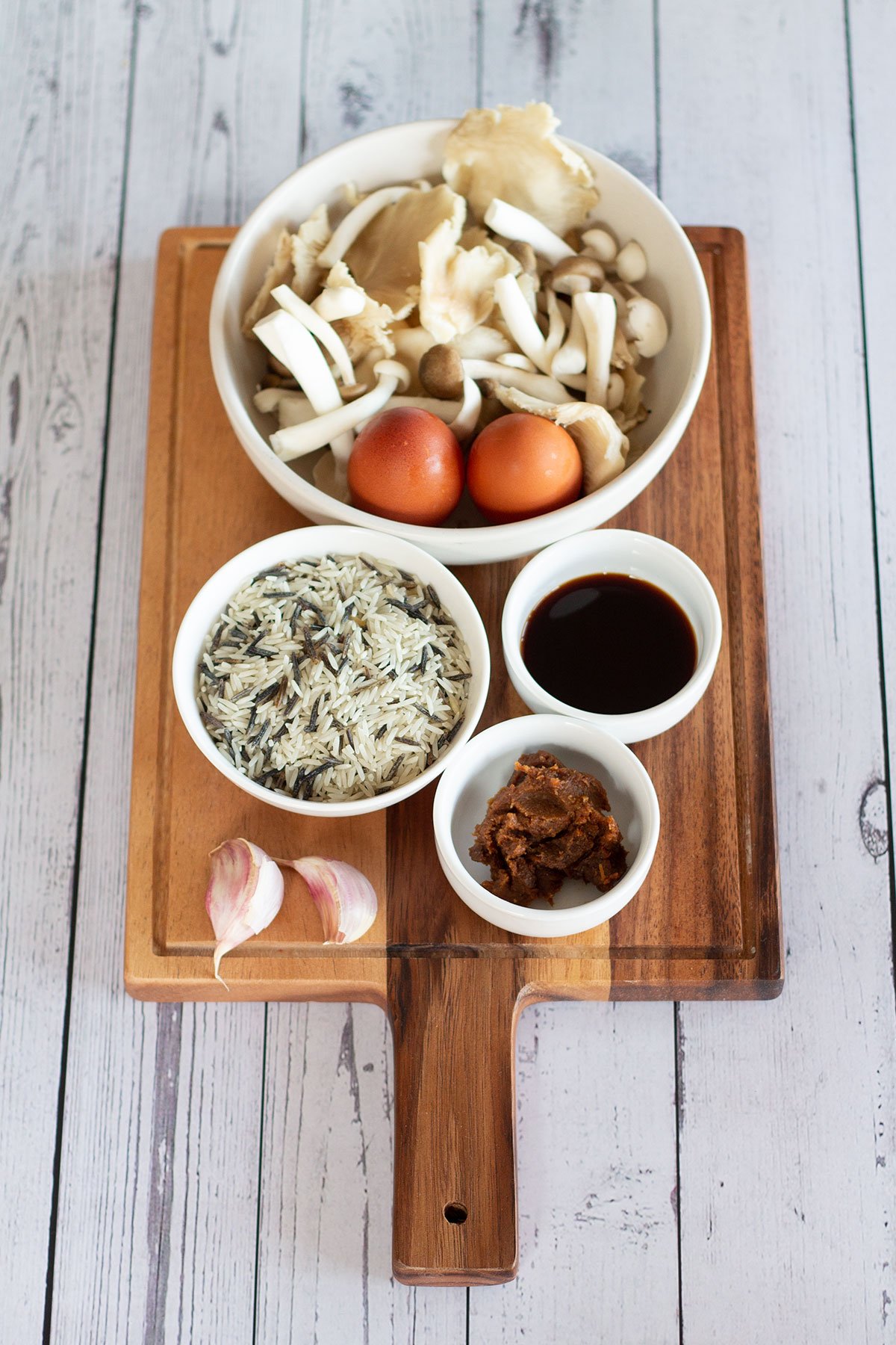 mushroom and wild rice soup ingredients
