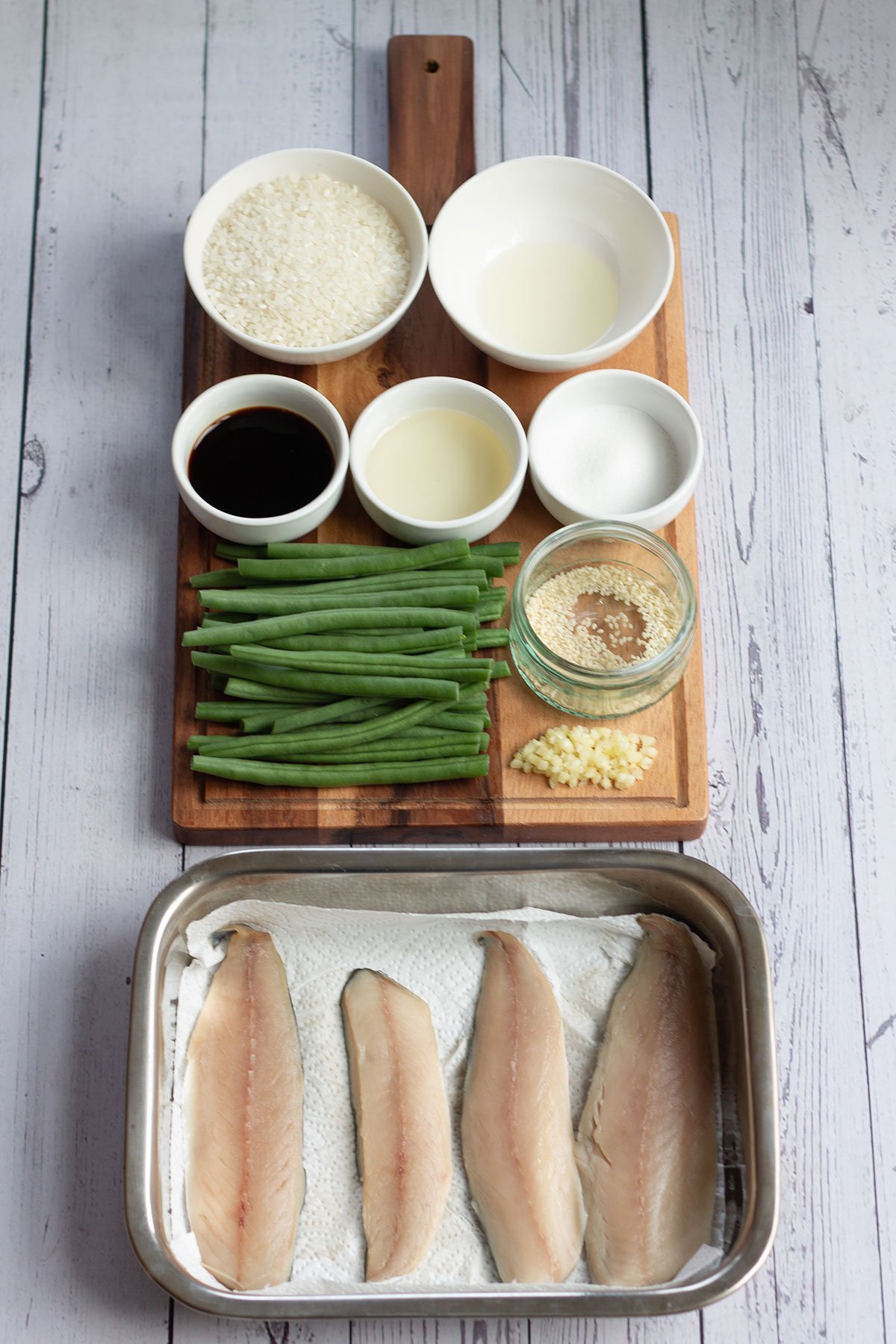 mackerel rice bowl ingredients