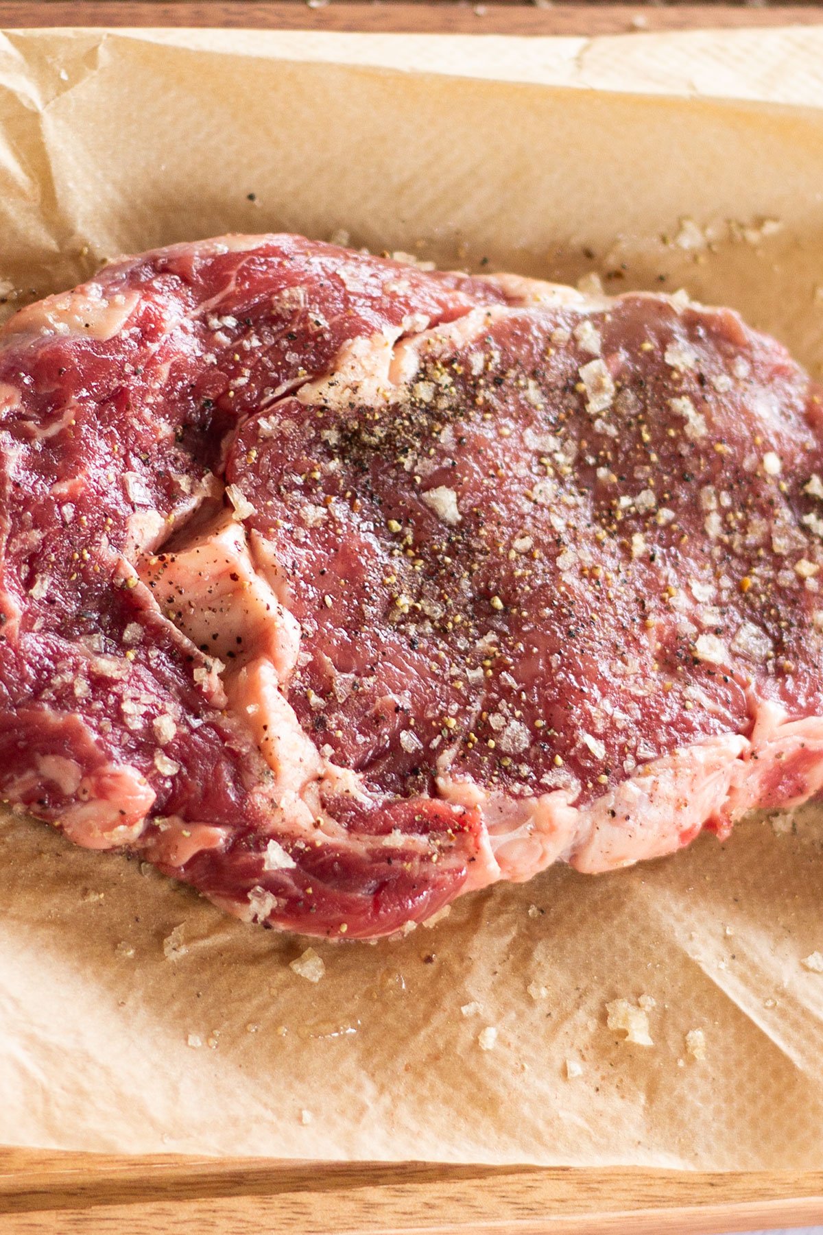 Ribeye Steaks in a Cast Iron Skillet - The Salted Potato from Renée Robinson