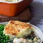 fish pie on a plate