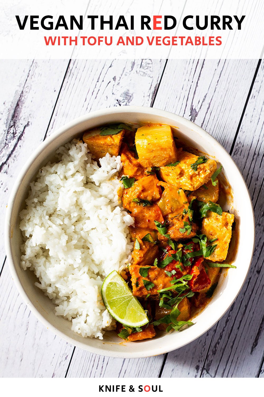 Thai Red Curry with Tofu - Knife and Soul