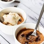 A serving of Half Baked Cookie Dough Puddings