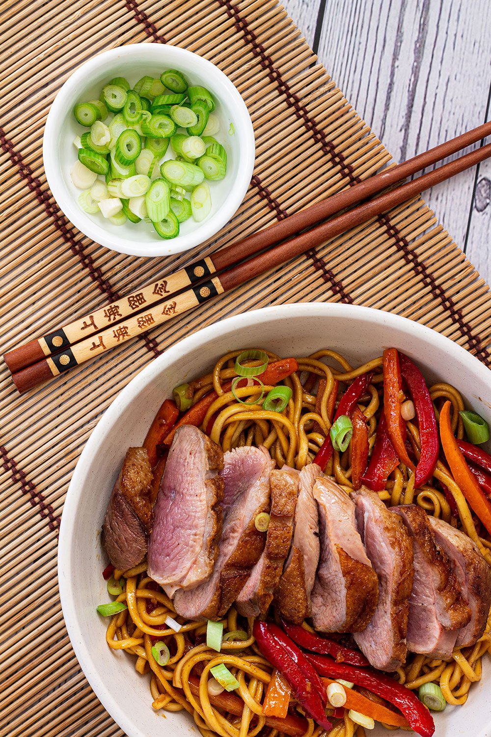 Duck Stir Fry With Noodles and Hoisin Sauce (Duck Chow Mein) - Knife ...