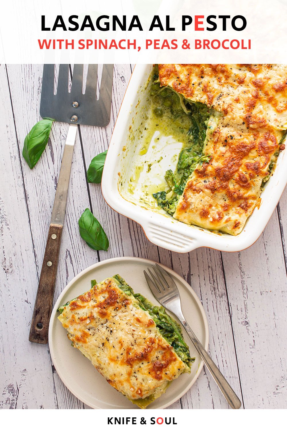 Pesto Lasagna (Lasagna Al Pesto) - Knife and Soul