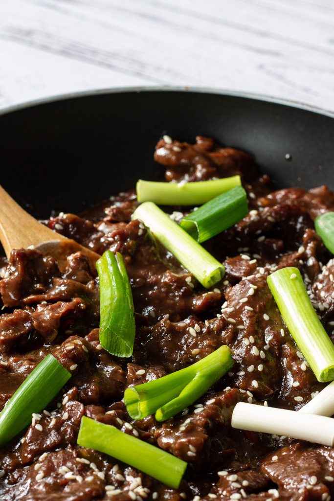 Spicy Instant Pot Mongolian Beef