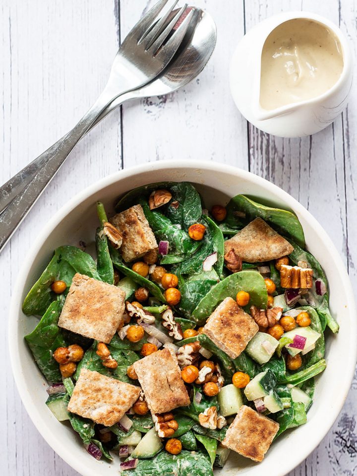 Spinach and Chickpea Salad