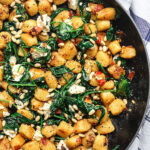Fried Gnocchi With Feta, Spinach and Pine Nuts