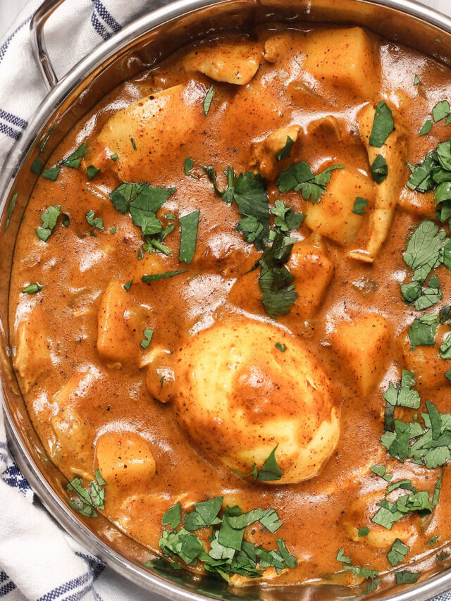 Easy  Leftover Turkey Curry with coconut milk