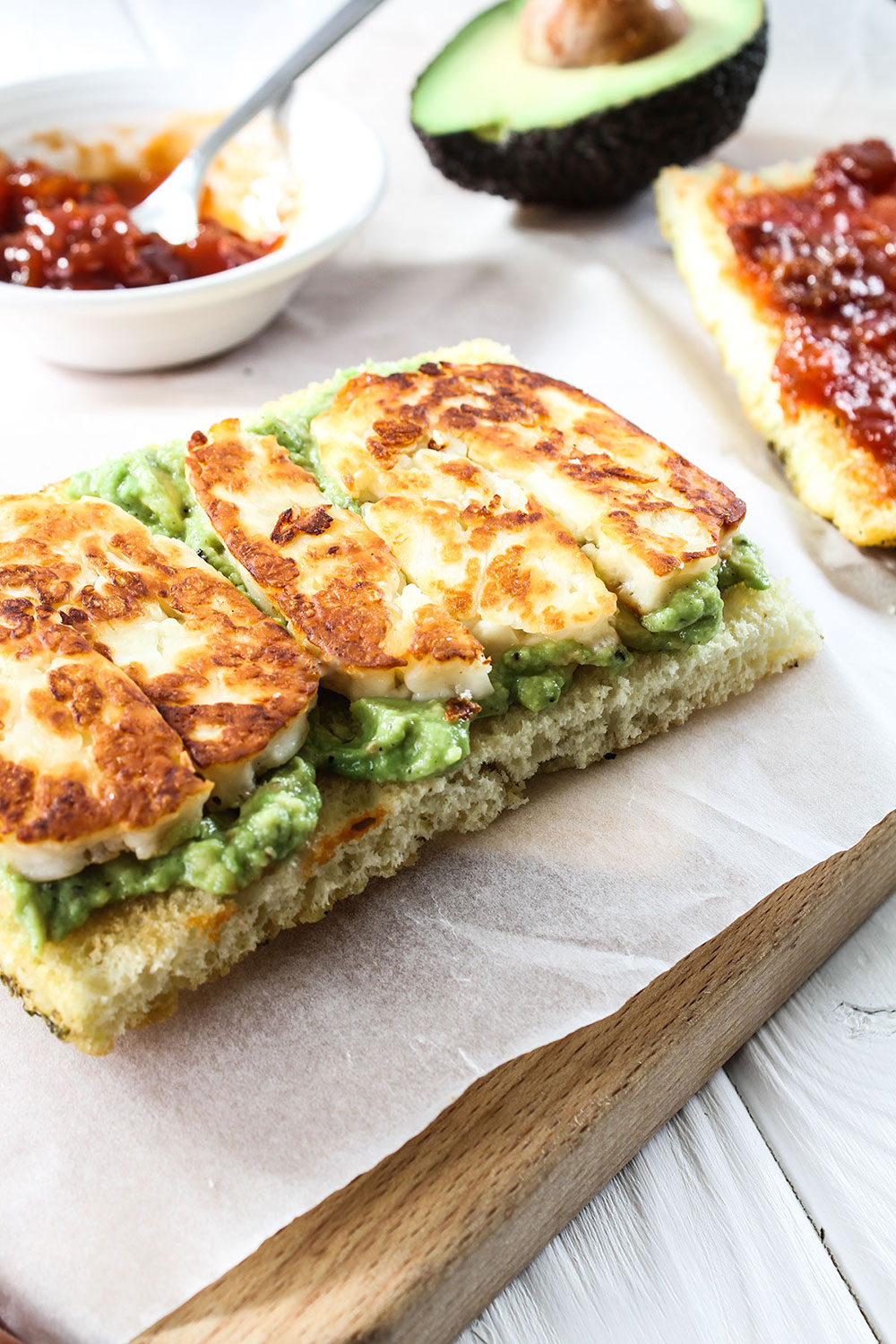 Halloumi Sandwich (with Smashed Avocado) - Knife and Soul