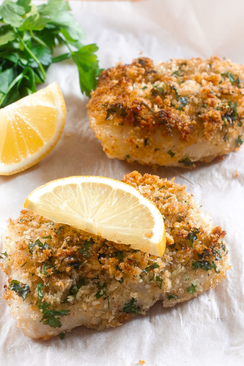 Baked cod with panko (with air fryer panko cod method) - Knife and Soul