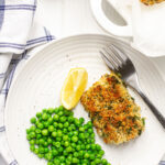 A serving of Panko Baked Cod