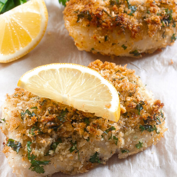 Baked cod with panko (with air fryer panko cod method) - Knife and Soul