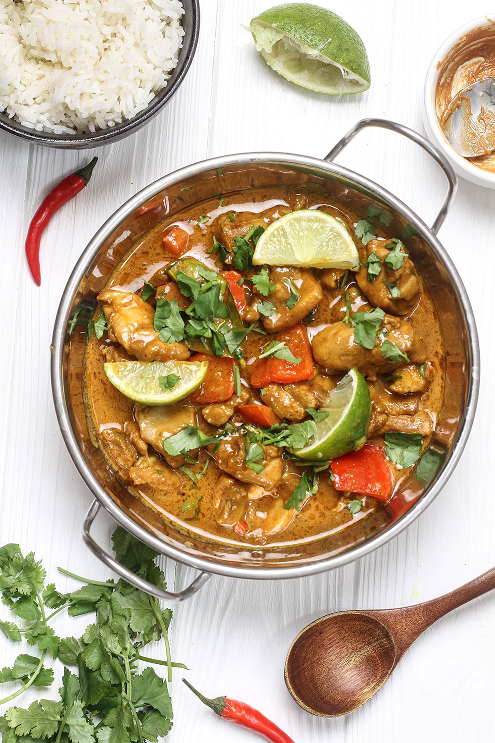 Chicken Satay Curry ready to serve