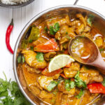 Chicken Satay Curry ready to serve