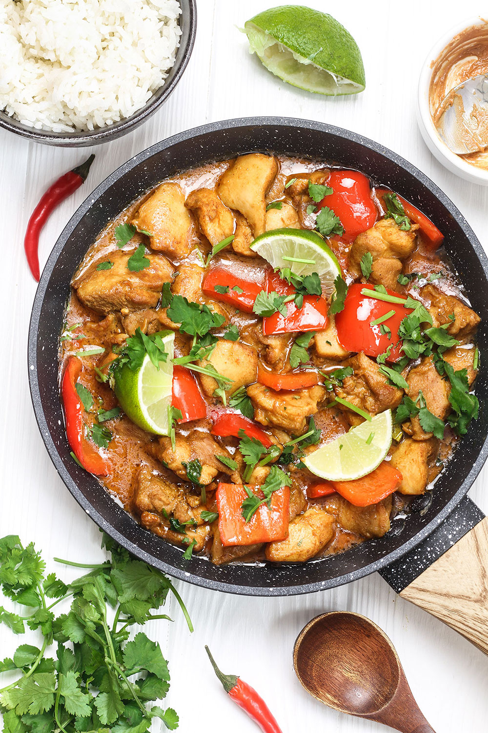 Chicken Satay Curry ready to serve