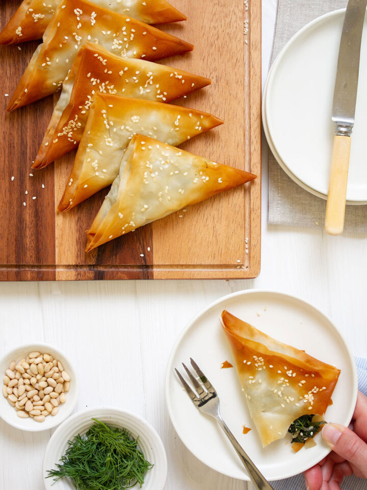 Spinach and Feta Parcels