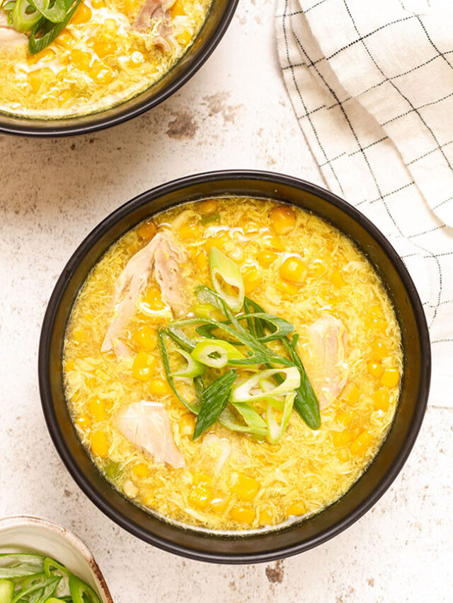 Easy Chinese Chicken and Sweetcorn Soup