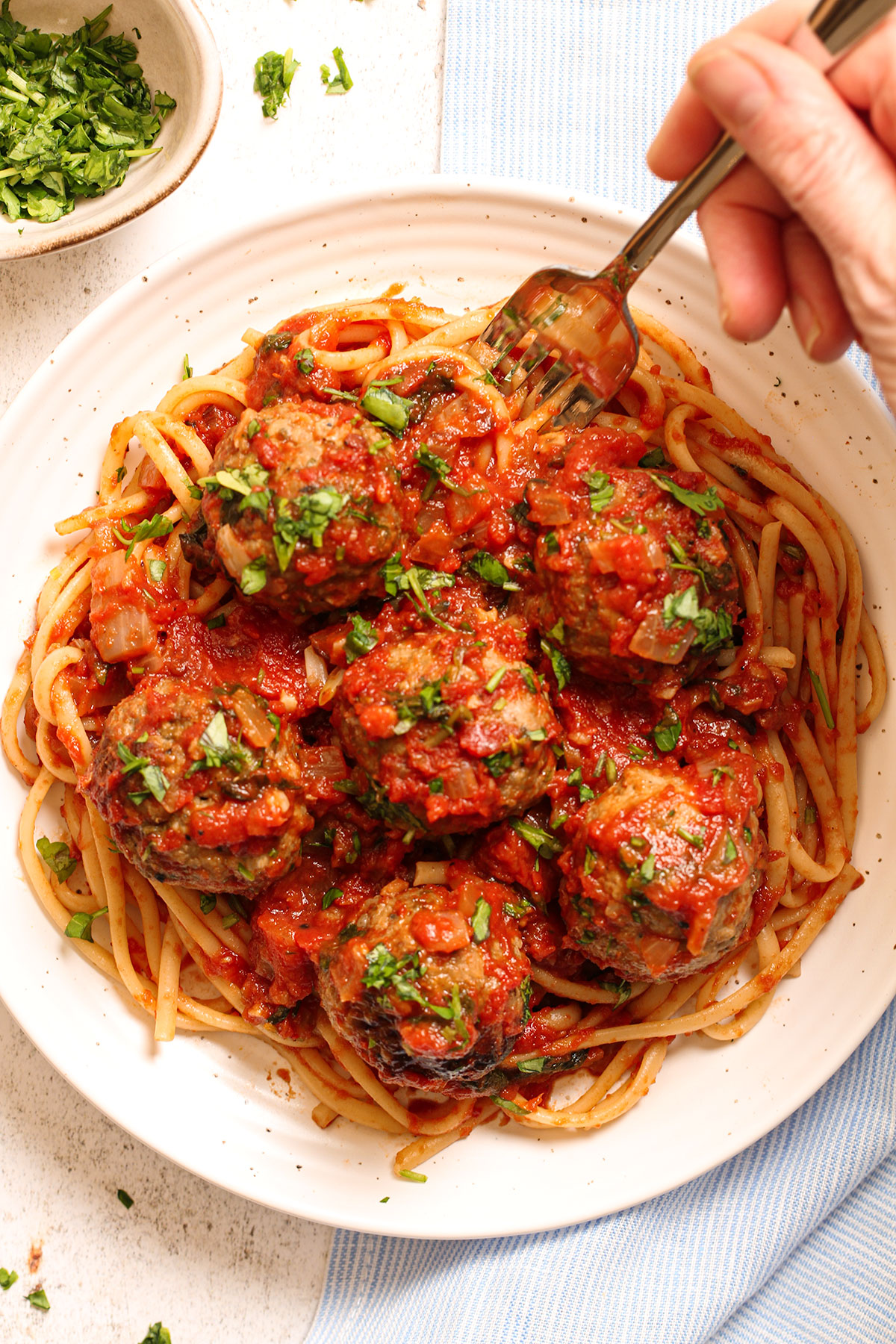 A serving of Italian Meatballs