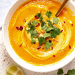 Easy Carrot and Coriander Soup