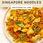 A bowl of Singapore Noodles