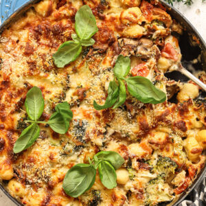 Baked Gnocchi a super easy one-pan dish