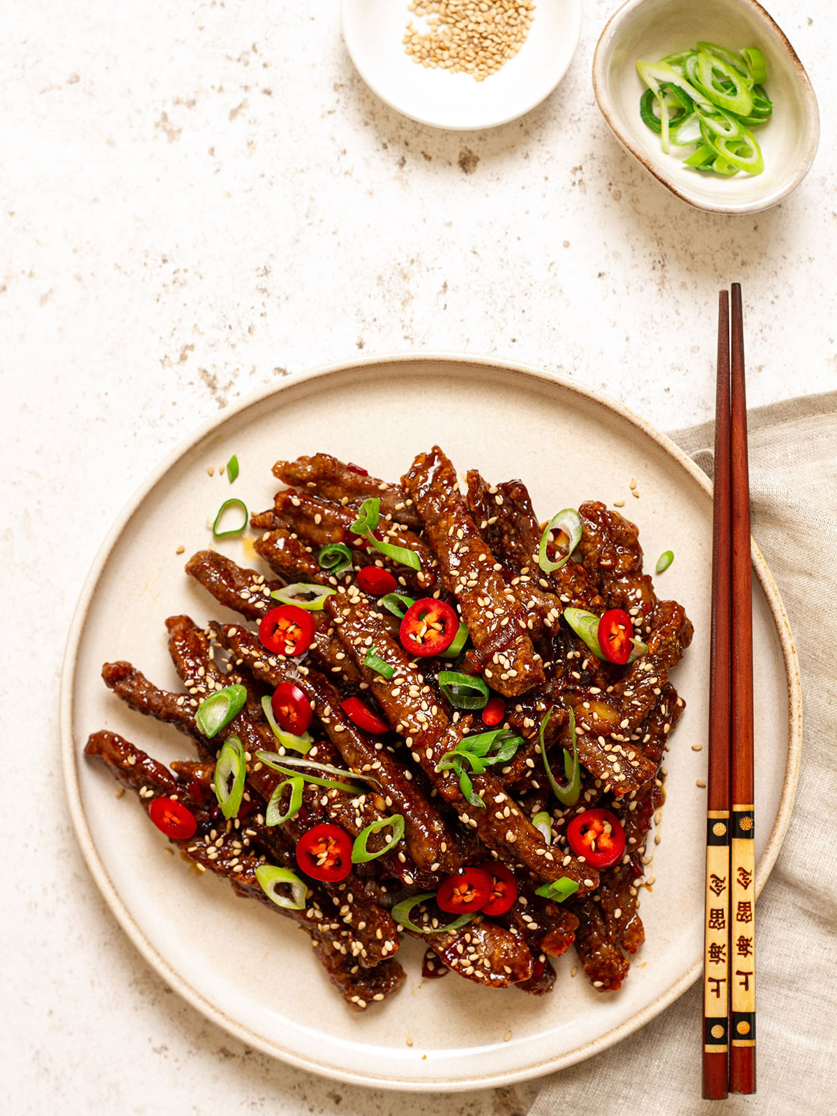 Chinese Crispy Shredded Chilli Beef (With Sweet Chilli) - Knife and Soul